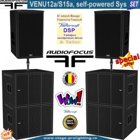Audiofocus VENU 12a-S15a, self-powered Sys SET